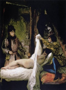 Louis dOrleans zeigt seine Geliebte romantische Eugene Delacroix Nacktheit Ölgemälde